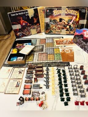 original 1989 Milton Bradley edition of the HeroQuest board game.